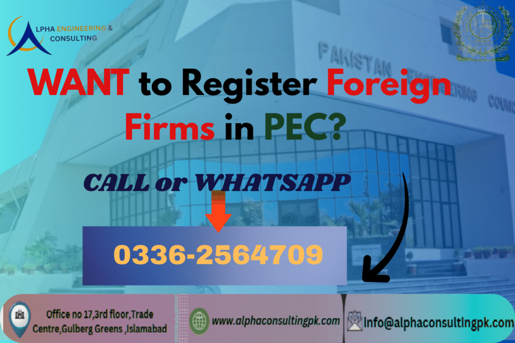 Foreign firm registration in pec